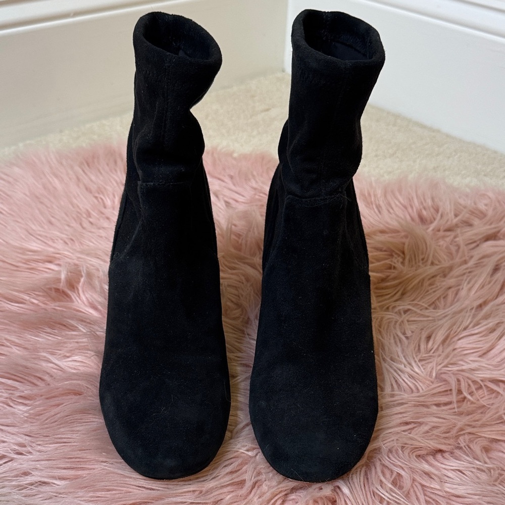 Black Suede Ankle Boots size 9